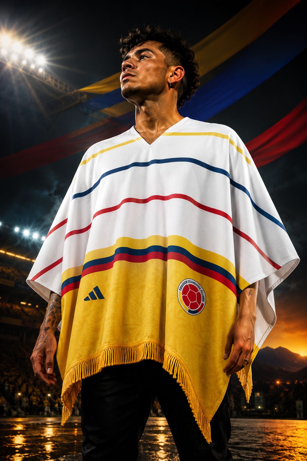PONCHO OFICIAL COLOMBIA 2026