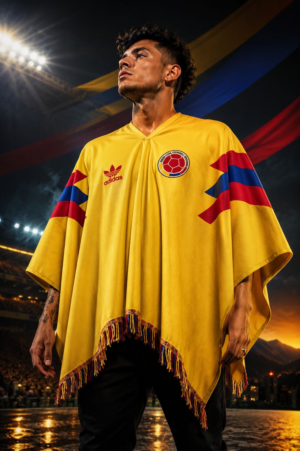 PONCHO OFICIAL COLOMBIA 2026
