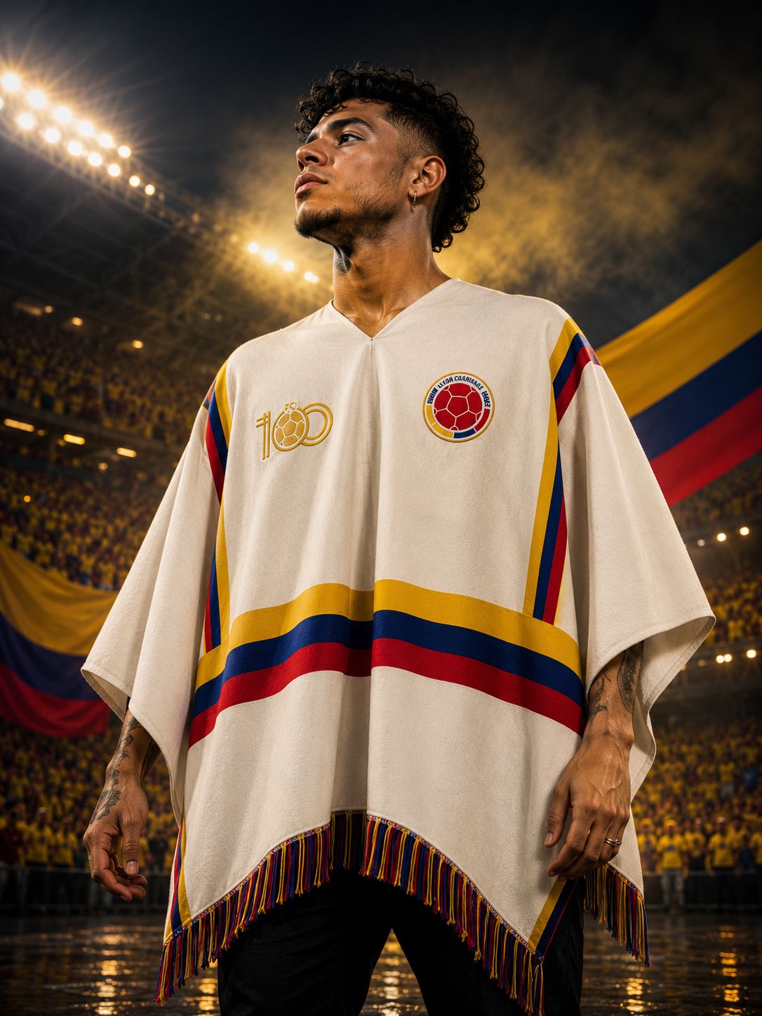 PONCHO OFICIAL COLOMBIA 2026