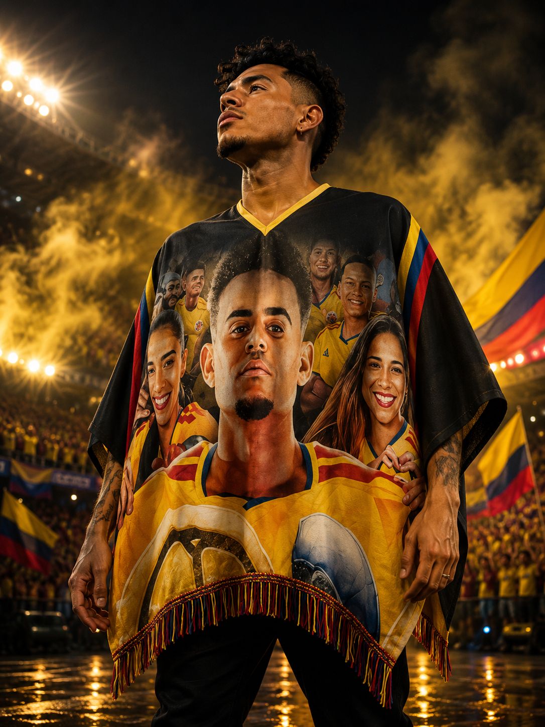 PONCHO OFICIAL COLOMBIA 2026