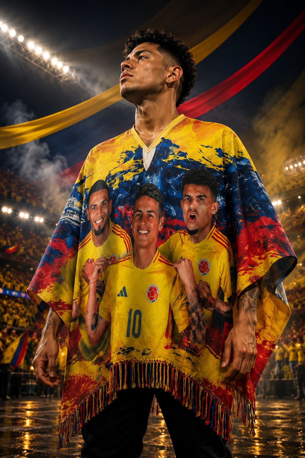 PONCHO OFICIAL COLOMBIA 2026