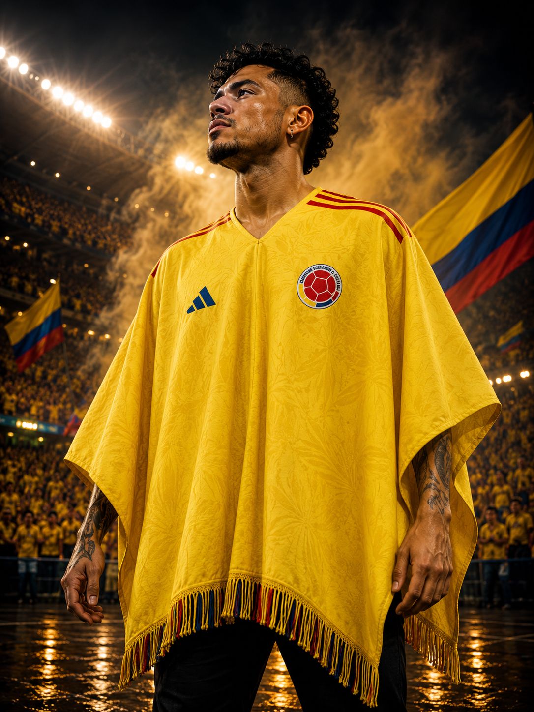 PONCHO OFICIAL COLOMBIA 2026